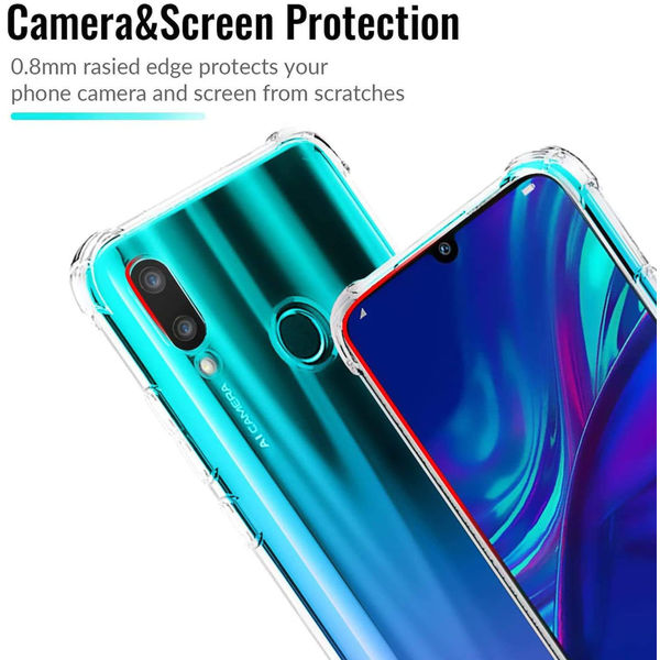Techsuit - Shockproof Clear Silicone - Huawei P Smart 2019 - Clear