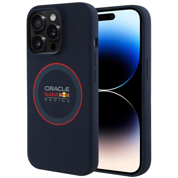 Red Bull Racing - Silicone Red Ring MagSafe (RBHMP14L24SIILVR) - iPhone 14 Pro - Navy