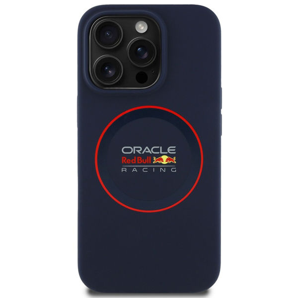 Red Bull Racing - Silicone Red Ring MagSafe (RBHMP14L24SIILVR) - iPhone 14 Pro - Navy