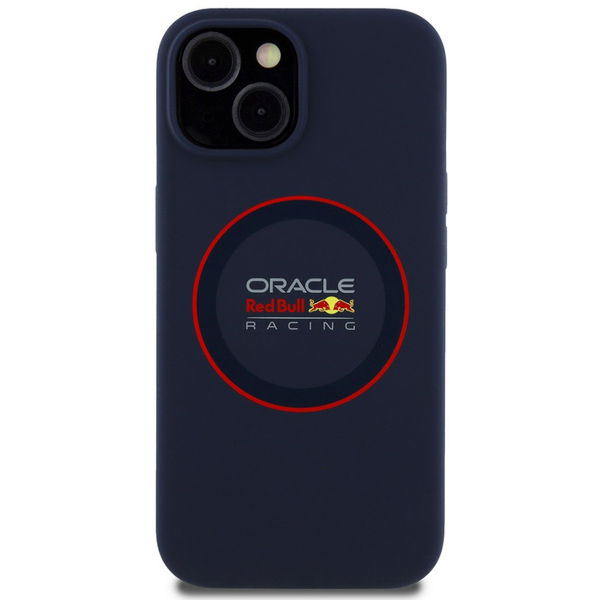Red Bull Racing - Silicone Red Ring MagSafe (RBHMP15S24SIILVR) - iPhone 15 - Navy