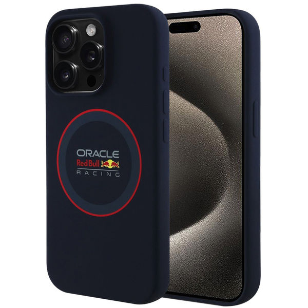 Red Bull Racing - Silicone Red Ring MagSafe (RBHMP15X24SIILVR) - iPhone 15 Pro Max - Navy