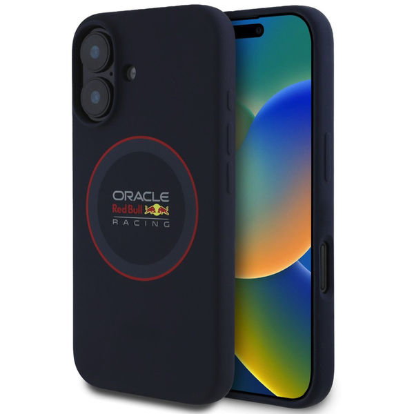 Red Bull Racing - Silicone Red Ring MagSafe (RBHMP16M24SIILVR) - iPhone 16 Plus - Navy