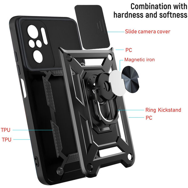 Techsuit - CamShield Series - Xiaomi Redmi Note 10 Pro / Note 10 Pro Max - Black