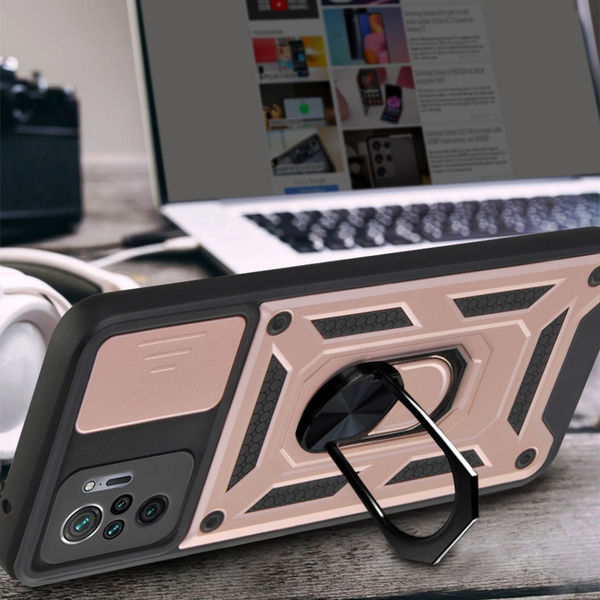 Techsuit - CamShield Series - Xiaomi Redmi Note 10 4G / Note 10S / Poco M5s - Black