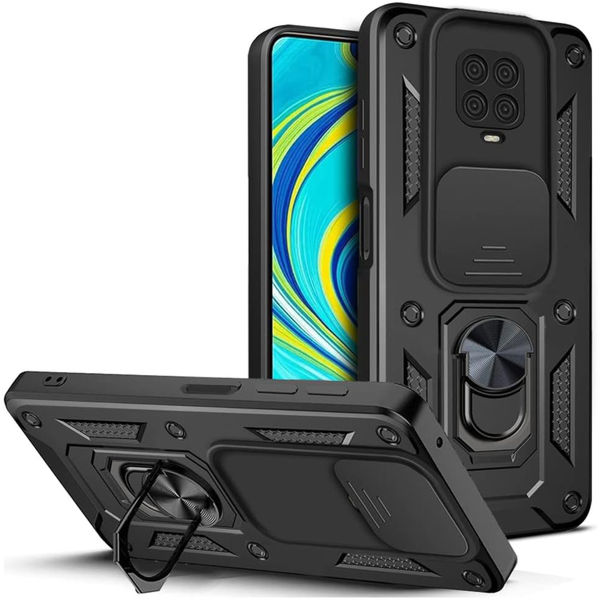 Techsuit - CamShield Series - Xiaomi Redmi Note 9S / Note 9 Pro / Note 9 Pro Max - Black