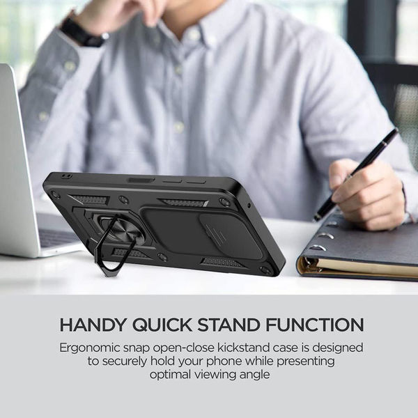 Techsuit - CamShield Series - Xiaomi Redmi Note 9S / Note 9 Pro / Note 9 Pro Max - Black