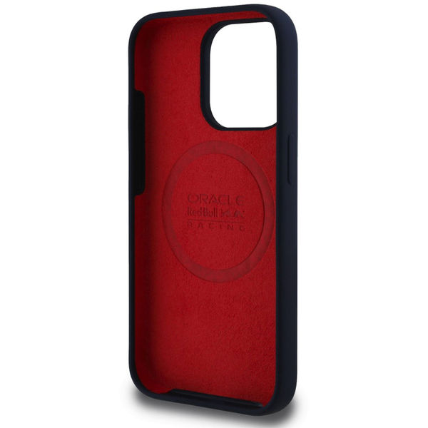 Red Bull Racing - Silicone Oversize Vertical Logo MagSafe (RBHMP15L24SIOLRV) - iPhone 15 Pro - Navy