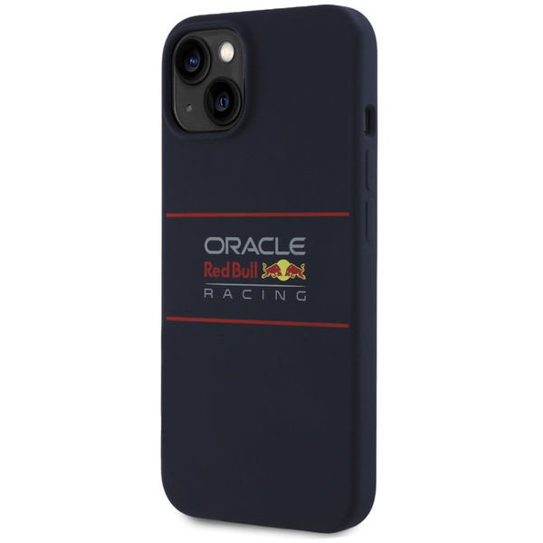 Red Bull Racing - Silicone Horizontal Centered Logo MagSafe (RBHMP14L24SIHSRV) - iPhone 14 Pro - Navy