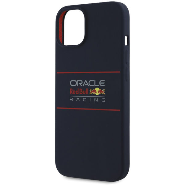 Red Bull Racing - Silicone Horizontal Centered Logo MagSafe (RBHMP14L24SIHSRV) - iPhone 14 Pro - Navy