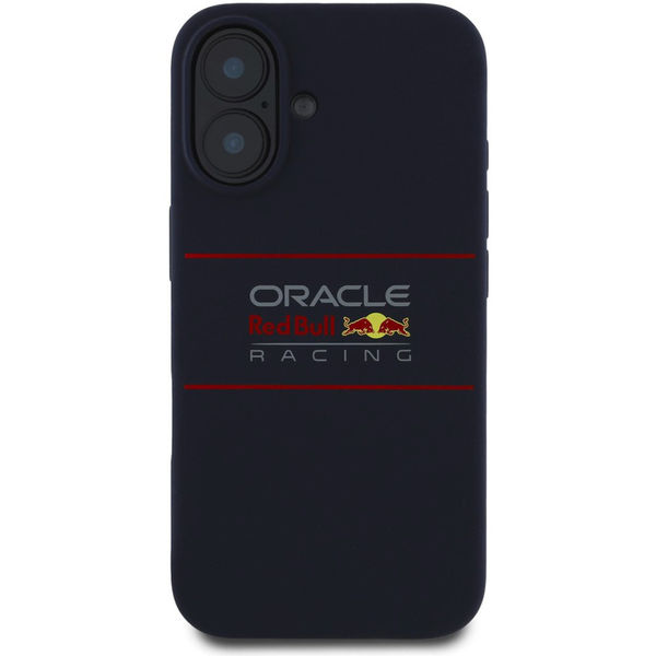 Red Bull Racing - Silicone Horizontal Centered Logo MagSafe (RBHMP16S24SIHSRV) - iPhone 16 - Navy