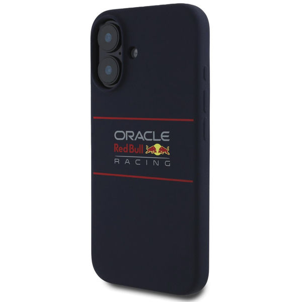 Red Bull Racing - Silicone Horizontal Centered Logo MagSafe (RBHMP16S24SIHSRV) - iPhone 16 - Navy