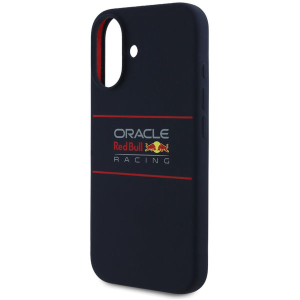 Red Bull Racing - Silicone Horizontal Centered Logo MagSafe (RBHMP16S24SIHSRV) - iPhone 16 - Navy