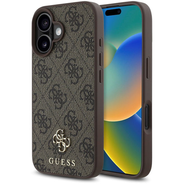 Guess - Hardcase 4G Classic MagSafe (GUHMP16SP4SM4MW) - iPhone 16 - Brown
