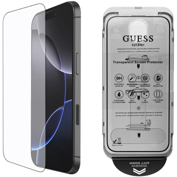 Guess - Classic 2.5D Outline (GUTGP16SBOKGCIT) - iPhone 16 - Black