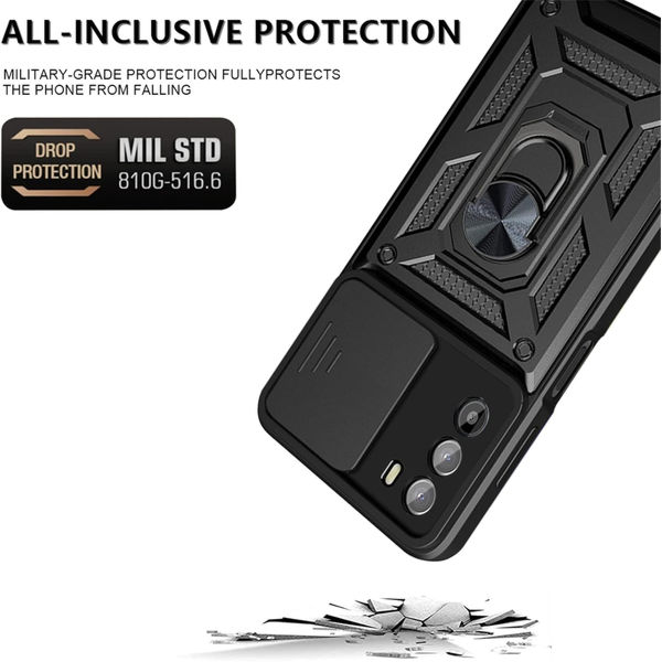 Techsuit - CamShield Series - Motorola Moto G62 5G - Black