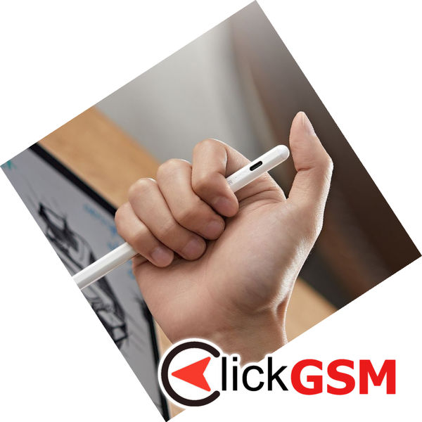 ESR - Stylus Pen (6C00107) - for iPad, Magnetic Attachment, Bluetooth, Type-C, Palm Rejection, Tilt Sensitivity - White