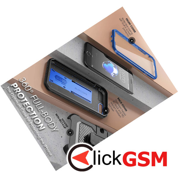 Supcase - Unicorn Beetle Pro - iPhone 7 / 8 / SE 2, SE 2020 / SE 3, SE 2022 - Dark Blue