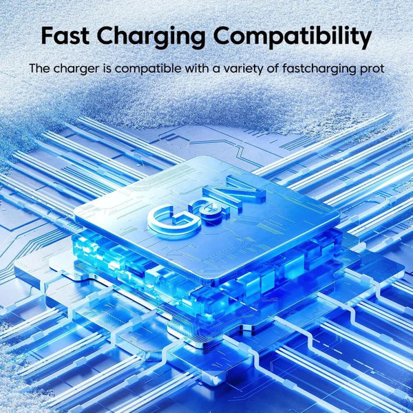 Techsuit - Premium Wall Charger (CHPD174) - GaN, USB QC3.0, Type-C PD35W - White