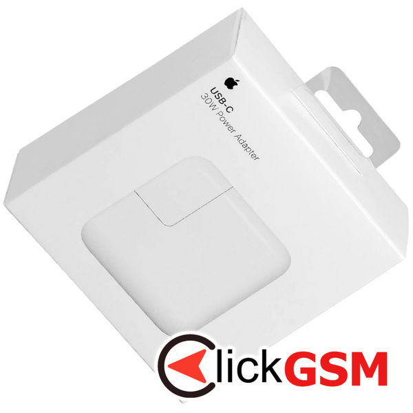 Apple - Original Wall Charger (MY1W2ZM/A) - Type-C, Fast Charging, 30W - White (Blister Packing)