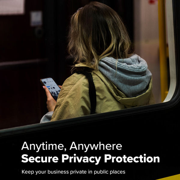 Ringke - Easy Slide Privacy Tempered Glass (2 pack) - Samsung Galaxy S25 Plus - Black