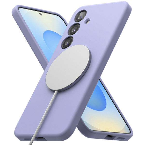 Ringke - Silicone Magnetic MagSafe - Samsung Galaxy S25 Plus - Lavender