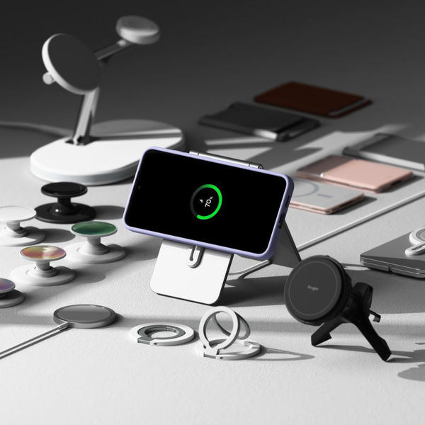 Ringke - Silicone Magnetic MagSafe - Samsung Galaxy S25 - Stone