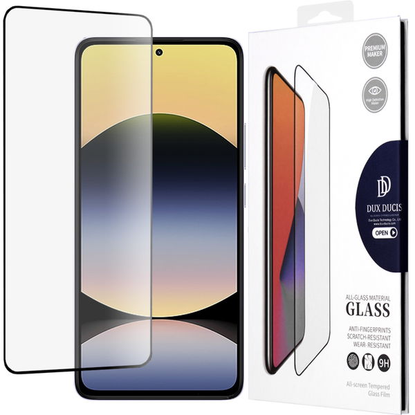Dux Ducis - Tempered Glass - Xiaomi Redmi Note 14 5G - Black
