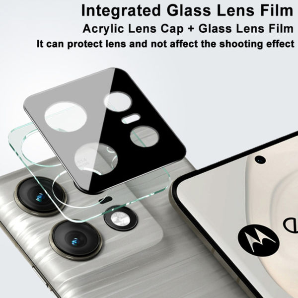 Techsuit - Full Camera Glass - Motorola Edge 50 - Black