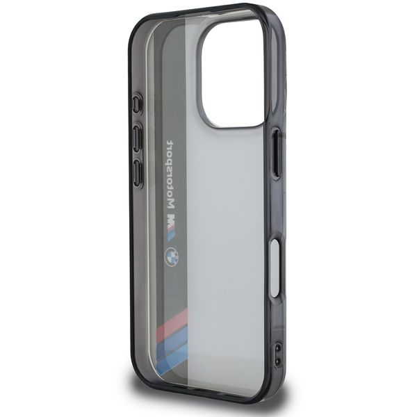 BMW - Hardcase Motorsport IML Vertical Stripe (BMHCP16X23HTFEG) - iPhone 16 Pro Max - Grey