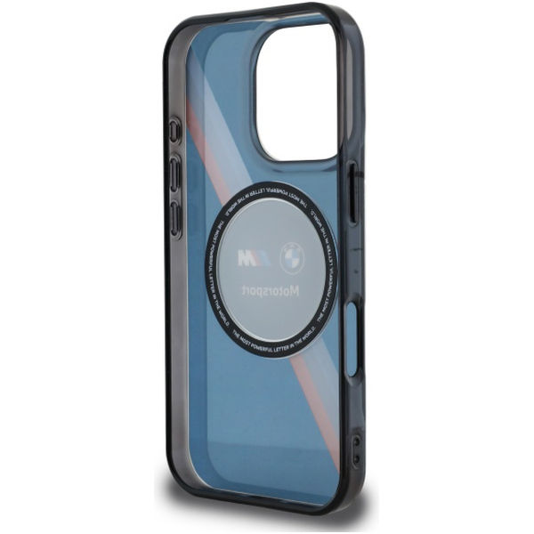 BMW - Hardcase Motorsport IML Circle MagSafe (BMHMP16X23HTPUV) - iPhone 16 Pro Max - Navy Blue