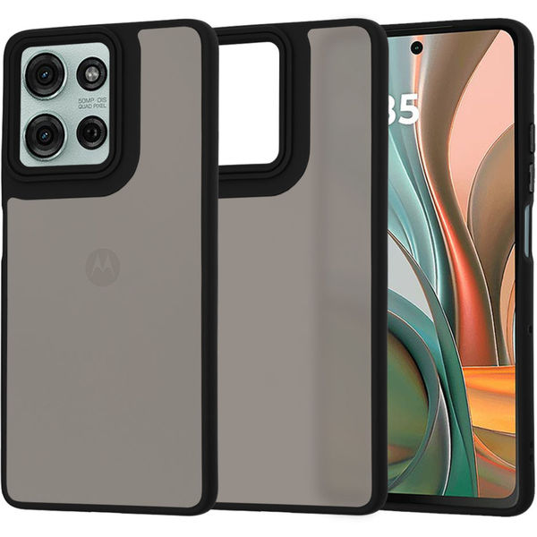 Techsuit - HaloFrost Series - Motorola Moto G75 - Smoke Black