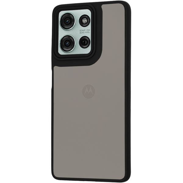 Techsuit - HaloFrost Series - Motorola Moto G75 - Smoke Black