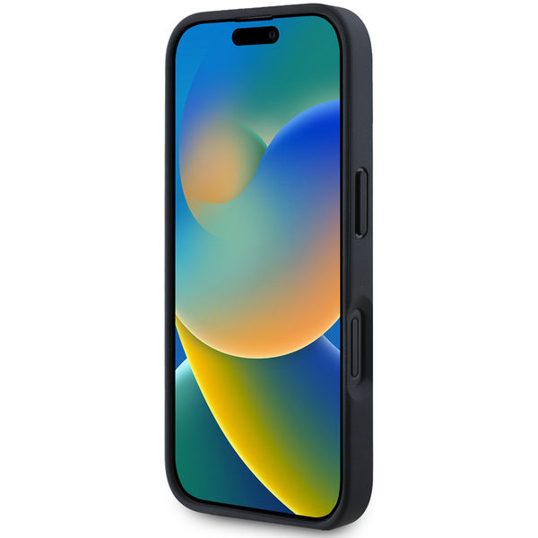 BMW - Hardcase M Perforated Tricolor Line MagSafe (BMHMP16S23PUPDK) - iPhone 16 - Black