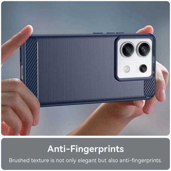 Techsuit - Carbon Silicone - Xiaomi Redmi Note 14 4G - Blue