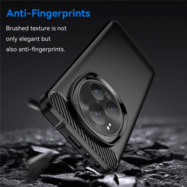 Techsuit - Carbon Silicone - Honor X9c Smart - Black