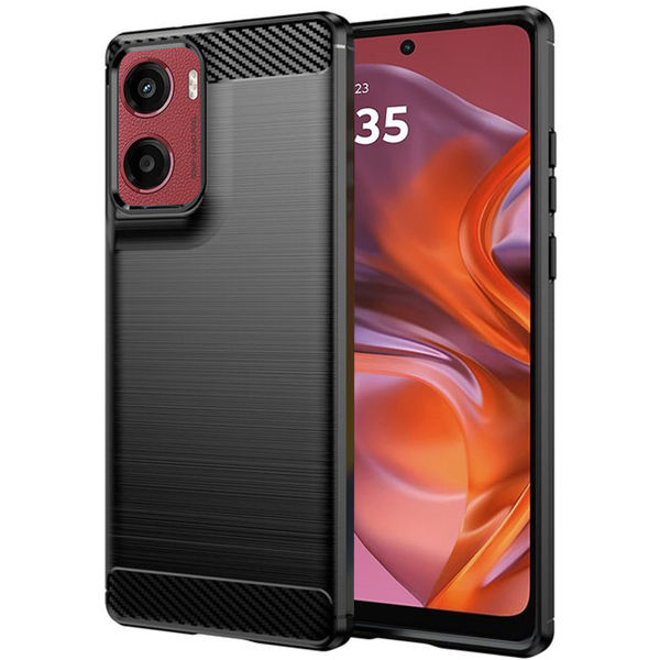 Techsuit - Carbon Silicone - Motorola Moto G05 / E15 - Black