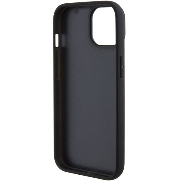 BMW - Natural Leather Hot Stamp (BMHCP15SSLLBK) - iPhone 15 - Black