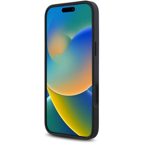 Guess - Hardcase 4G Flower Print MagSafe (GUHMP16SP4ROPEMCK) - iPhone 16 - Black