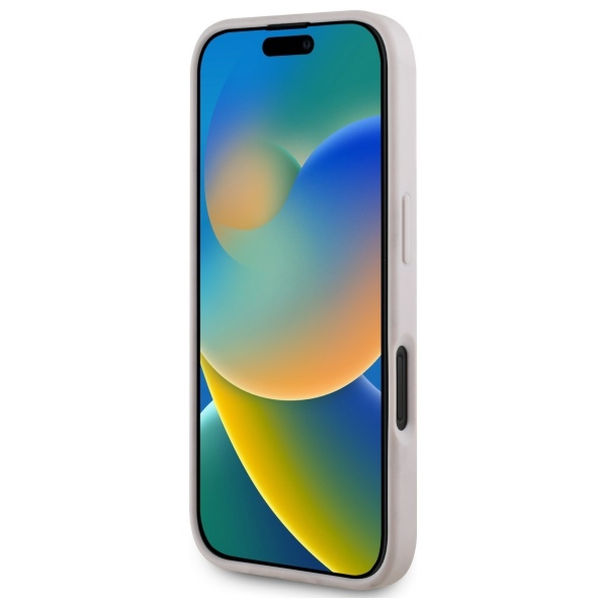 Guess - Hardcase 4G Flower Print MagSafe (GUHMP16SP4ROPEMCP) - iPhone 16 - Pink