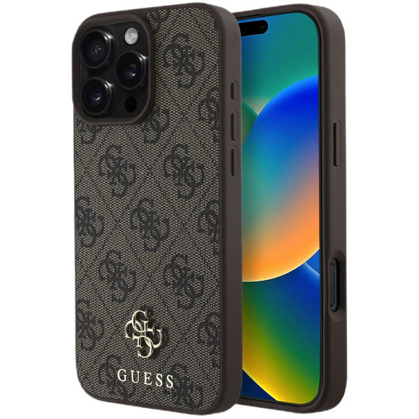 Guess - Hardcase 4G Classic MagSafe (GUHMP16XP4SM4MW) - iPhone 16 Pro Max - Brown