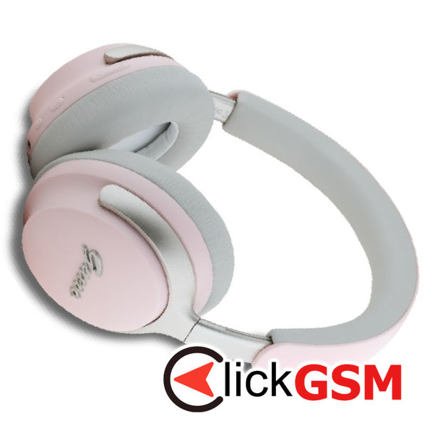 Guess - Wireless Headphones Metal Script Logo (GUBHC22PSBCSMP) - Bluetooth, ANC, On-ear - Pink