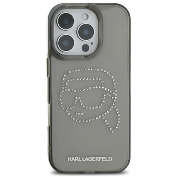 Karl Lagerfeld - IML Rhinestones (KLHCP16XHKHDCELK) - iPhone 16 Pro Max - Karl Head