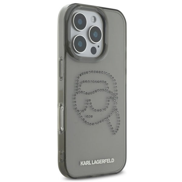 Karl Lagerfeld - IML Rhinestones (KLHCP16XHKHDCELK) - iPhone 16 Pro Max - Karl Head
