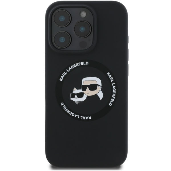 Karl Lagerfeld - Silicone MagSafe (KLHMP16XSKCHTCK) - iPhone 16 Pro Max - Karl&Choupette Head