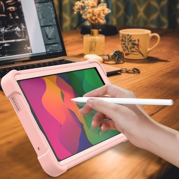 Techsuit - Rugged TabShell + Screen Protector - Xiaomi Redmi Pad SE 4G 8.7 - Rose Gold