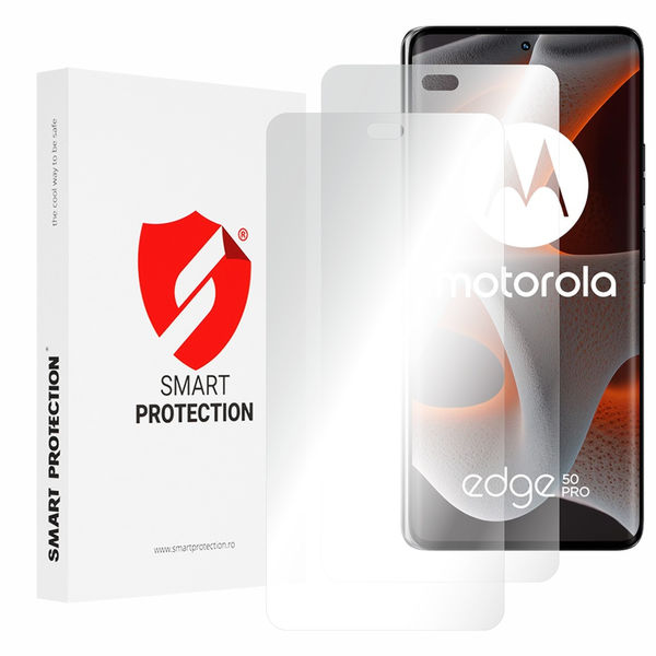 Smart Protection - Premium Classic (2 pack) - Motorola Edge 50 Pro - Clear