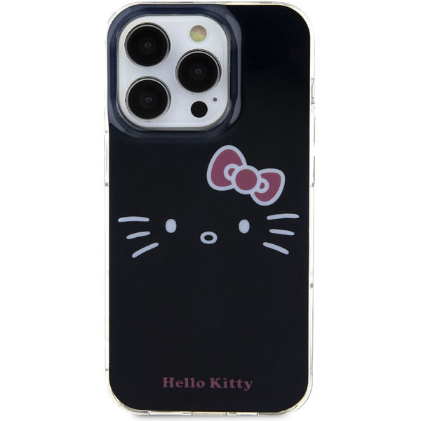 Hello Kitty - Hardcase IML Kitty Face (HKHCP13LHKHLK) - iPhone 13 Pro - Black