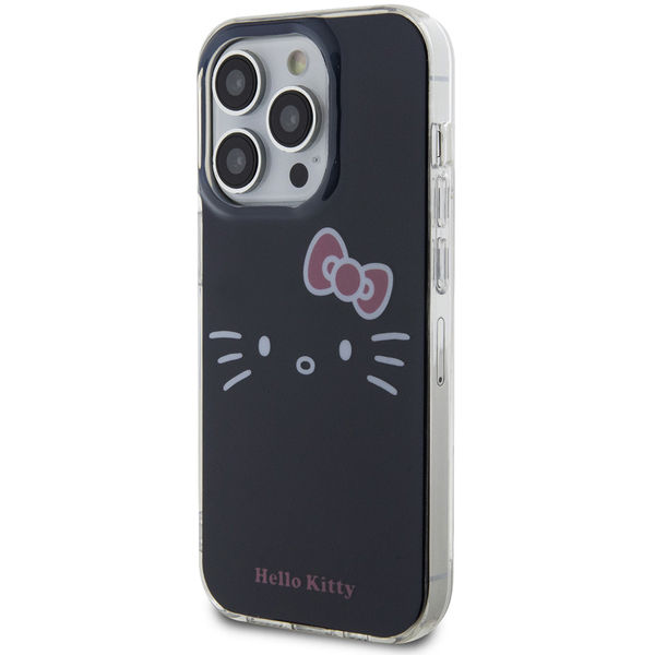 Hello Kitty - Hardcase IML Kitty Face (HKHCP13LHKHLK) - iPhone 13 Pro - Black