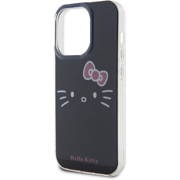 Hello Kitty - Hardcase IML Kitty Face (HKHCP13LHKHLK) - iPhone 13 Pro - Black