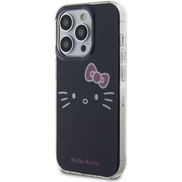 Hello Kitty - Hardcase IML Kitty Face (HKHCP14LHKHLK) - iPhone 14 Pro - Black